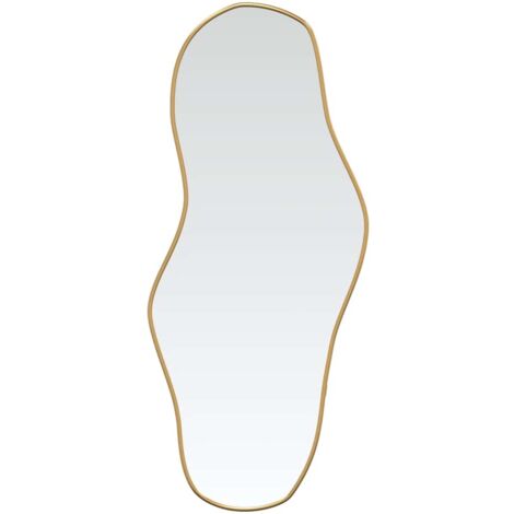 Espejo de pared dorado 100x45 cm vidaXL