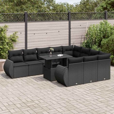 Puf modular de 4 plazas de tela patchwork vidaXL