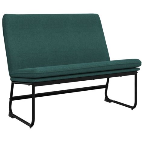 Banco de tela verde oscuro 100x75x76 cm vidaXL (1/5)
