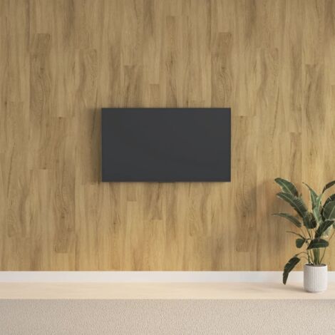 Paneles de pared con aspecto de madera PVC marrón 2,06 m² vidaXL