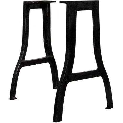 Patas de mesa de comedor en A hierro fundido 2 unidades vidaXL (1/5)
