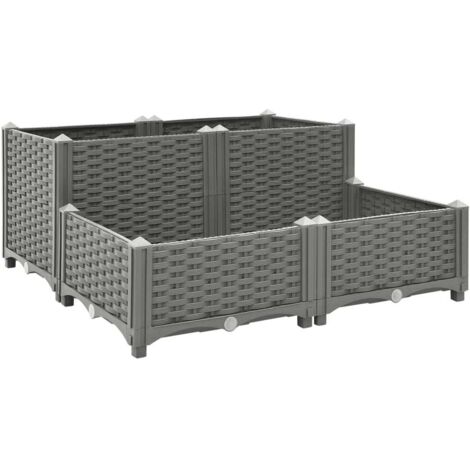 Arriate polipropileno 80x80x38 cm vidaXL