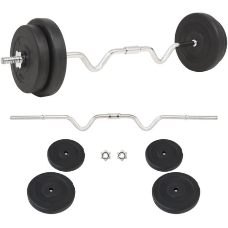 Juego de pesas 30 kg vidaXL