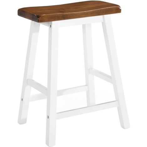 Taburetes de cocina 2 unidades madera maciza vidaXL