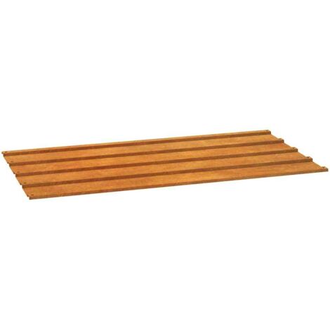 Paneles de tejado 12 uds acero corten oxidado 80x44cm vidaXL
