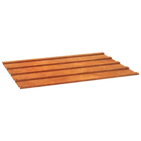 Paneles de tejado 12 uds acero corten oxidado 60x44 cm vidaXL