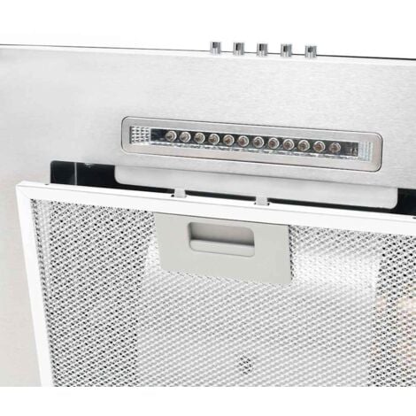 Campana extractora de pared 60 cm acero inoxidable 756 m³/h LED vidaXL
