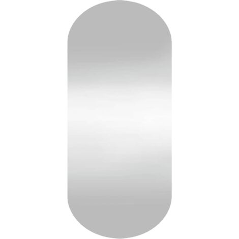 Espejo de pared vidrio ovalado 35x80 cm vidaXL