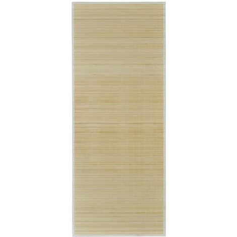 Comprar alfmbra de bambu con rayas en tono gris. Hogar y mas.