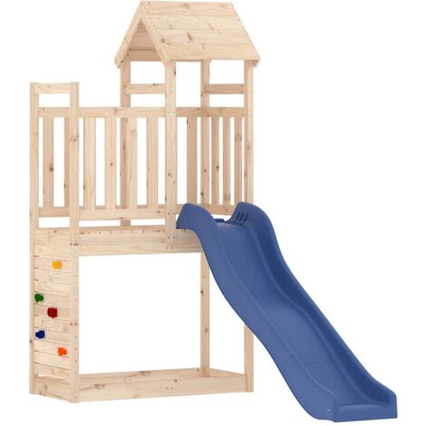 Parque infantil de exterior madera maciza de pino vidaXL