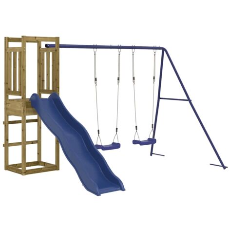 Parque infantil de exterior madera de pino impregnada vidaXL (1/5)