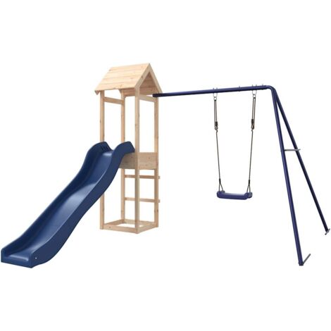 Parque infantil de exterior madera maciza de pino vidaXL