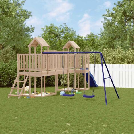 Parque infantil de exterior madera maciza de pino vidaXL