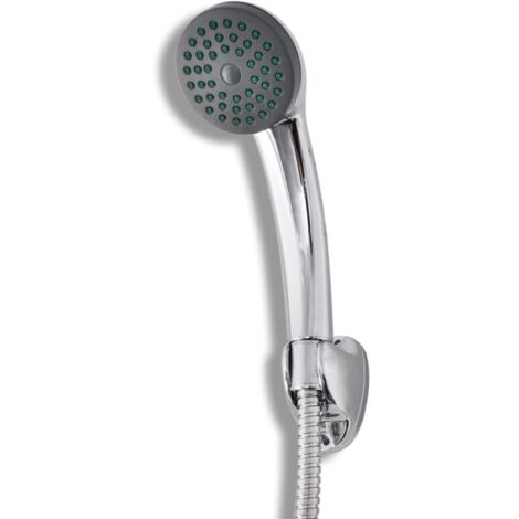 Kit de grifo mezclador para ducha de baño cromado vidaXL