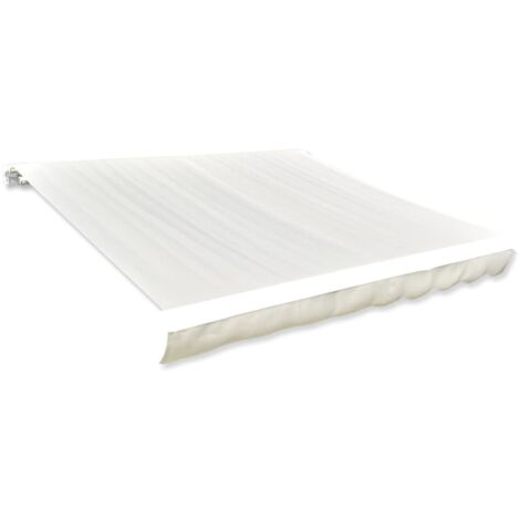 Toldo de lona blanco crema 6x3 m (sin estructura) vidaXL