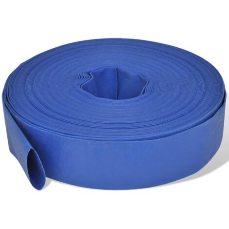 Manguera plana de agua 50 m 2" PVC vidaXL