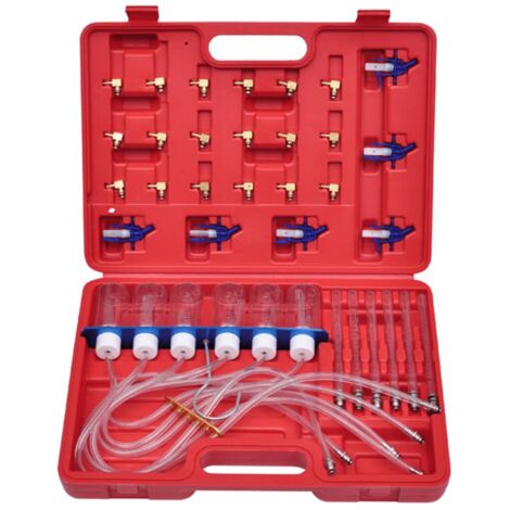Caudalímetro para Common Rail Diesel con juego de adaptadores vidaXL