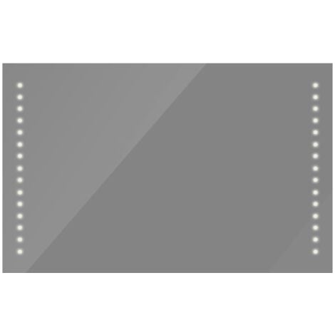 Espejo de pared con luces LED 100x60 cm vidaXL