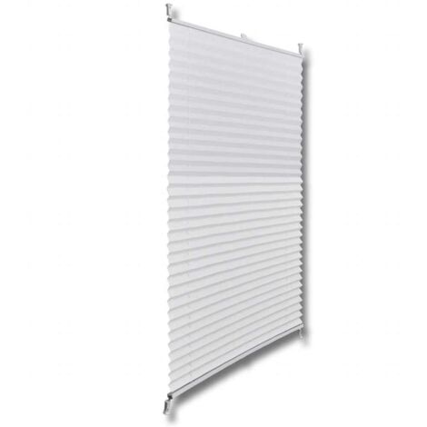Persiana plisada blanca 70x100 cm vidaXL