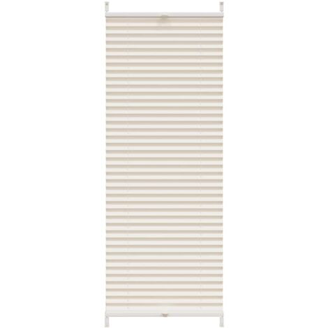 Plisé Para Ventana Persiana 60X100cm Crema vidaXL