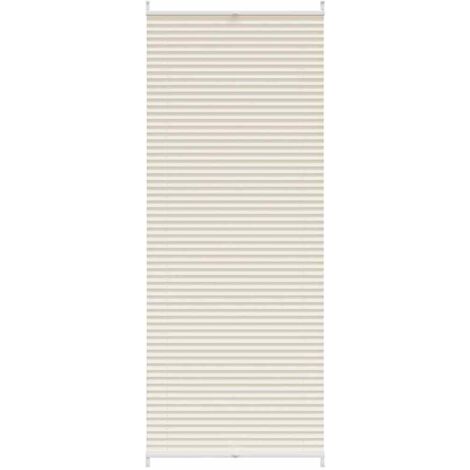 Plisé Para Ventana Persiana 90X200cm Crema vidaXL
