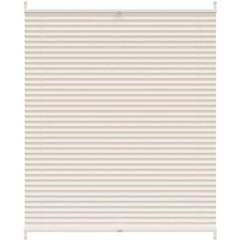 Plisé Para Ventana Persiana 110X125cm Crema vidaXL