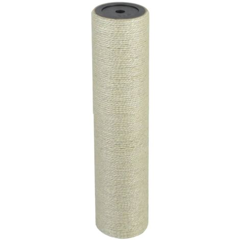 Poste rascador para gatos 8x35 cm 10 mm beige vidaXL