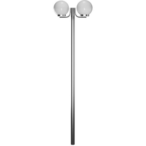 Farola de jardín 2 focos 220 cm vidaXL