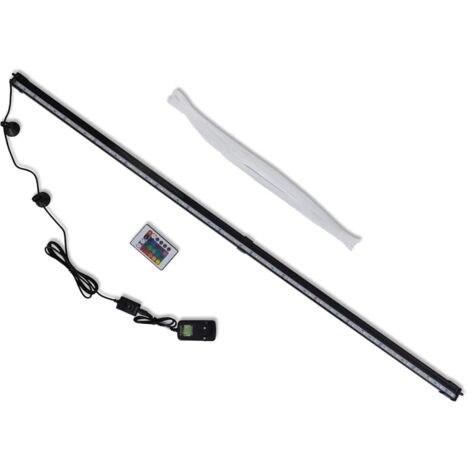 Lámpara de burbujas de acuario RGB 107 cm vidaXL