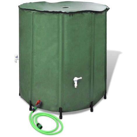 Tanque de agua de lluvia plegable 500 L vidaXL