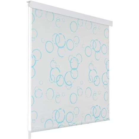 Persiana enrollable de ducha burbujas 80x240 cm vidaXL