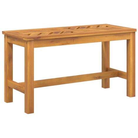 Banco de jardín madera maciza de acacia 80 cm vidaXL