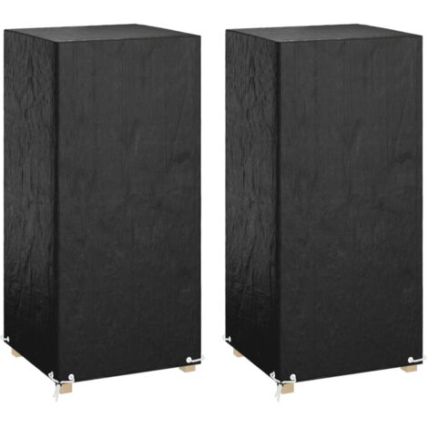 Fundas sillas jardín 2 uds 8 ojales polietileno 75x70x140 cm vidaXL
