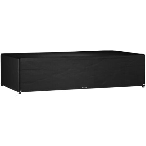 Funda para muebles jardín 12 ojales rectangular 315x160x75 cm vidaXL