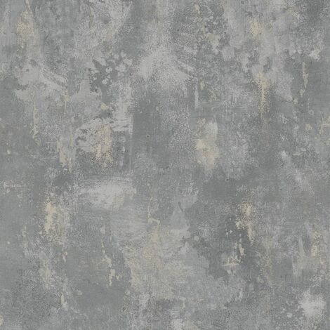 Papel de pared pintado hormigón gris TP1008 DUTCH WALLCOVERINGS