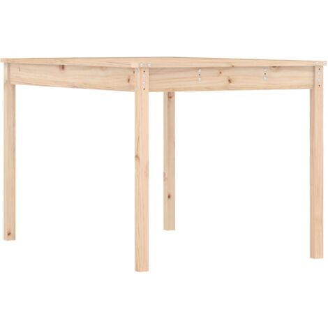 Mesa de jardín madera maciza pino 121x82,5x76 cm vidaXL