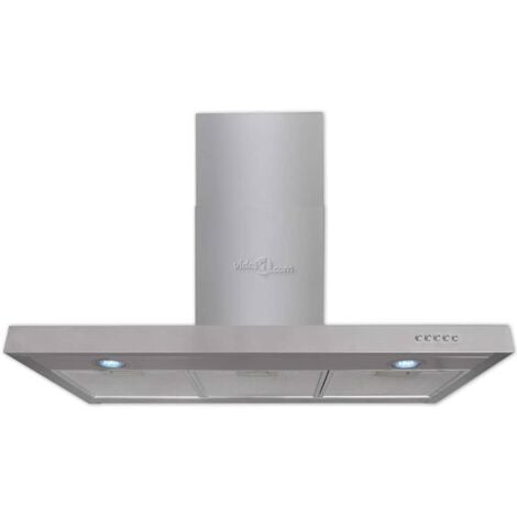 Campana extractora plana acero inoxidable 900 mm vidaXL