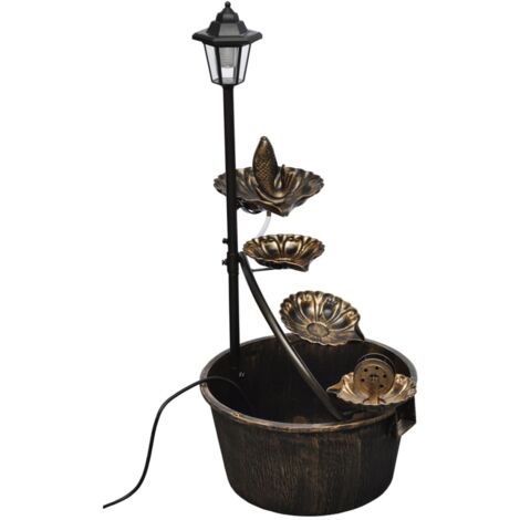 Fuente con luz LED vidaXL