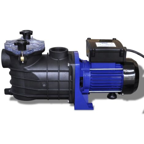 Bomba de piscina eléctrica 500 W azul vidaXL