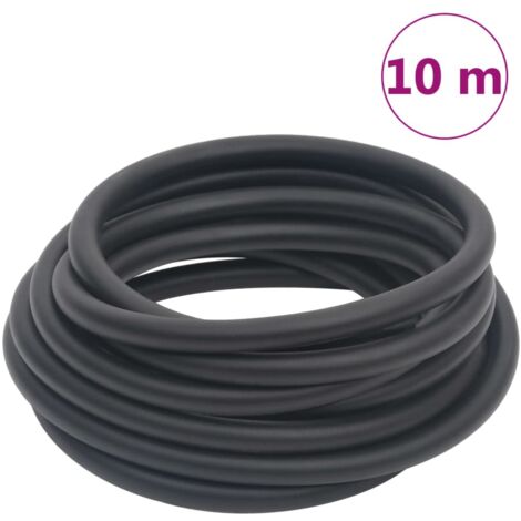 Manguera de aire híbrida caucho y PVC negro 15 mm 10 m vidaXL