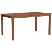 Mesa de jardín madera maciza de acacia 150x90x74 cm vidaXL