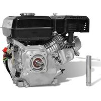 vidaXL Motor de gasolina negro de 6,5 HP y 4,8 kW