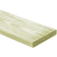 vidaXL Tablas para porche 10 uds 1,87 m² madera - Verde