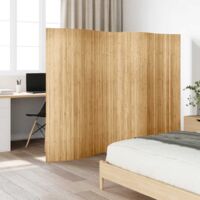 Biombo divisor de bambú natural 250x165 cm vidaXL