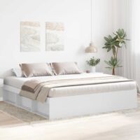 Estructura de cama blanca 200x200 cm vidaXL