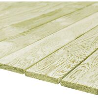 vidaXL Tablas para plataforma 40 unidades madera 150x12 cm - Verde