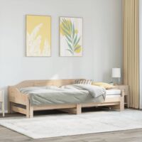 Sofá cama nido madera maciza de pino 90x200 cm vidaXL