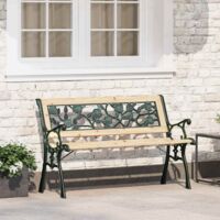 Banco Marrón 116 x 54 x 73cm Madera vidaXL
