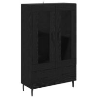 Alacena Roble Negro 69,5 x 31 x 115 cm Madera contrachapada vidaXL