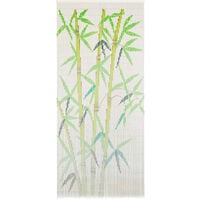 vidaXL Cortina de bambú para puerta contra insectos 90x200 cm - Multicolor